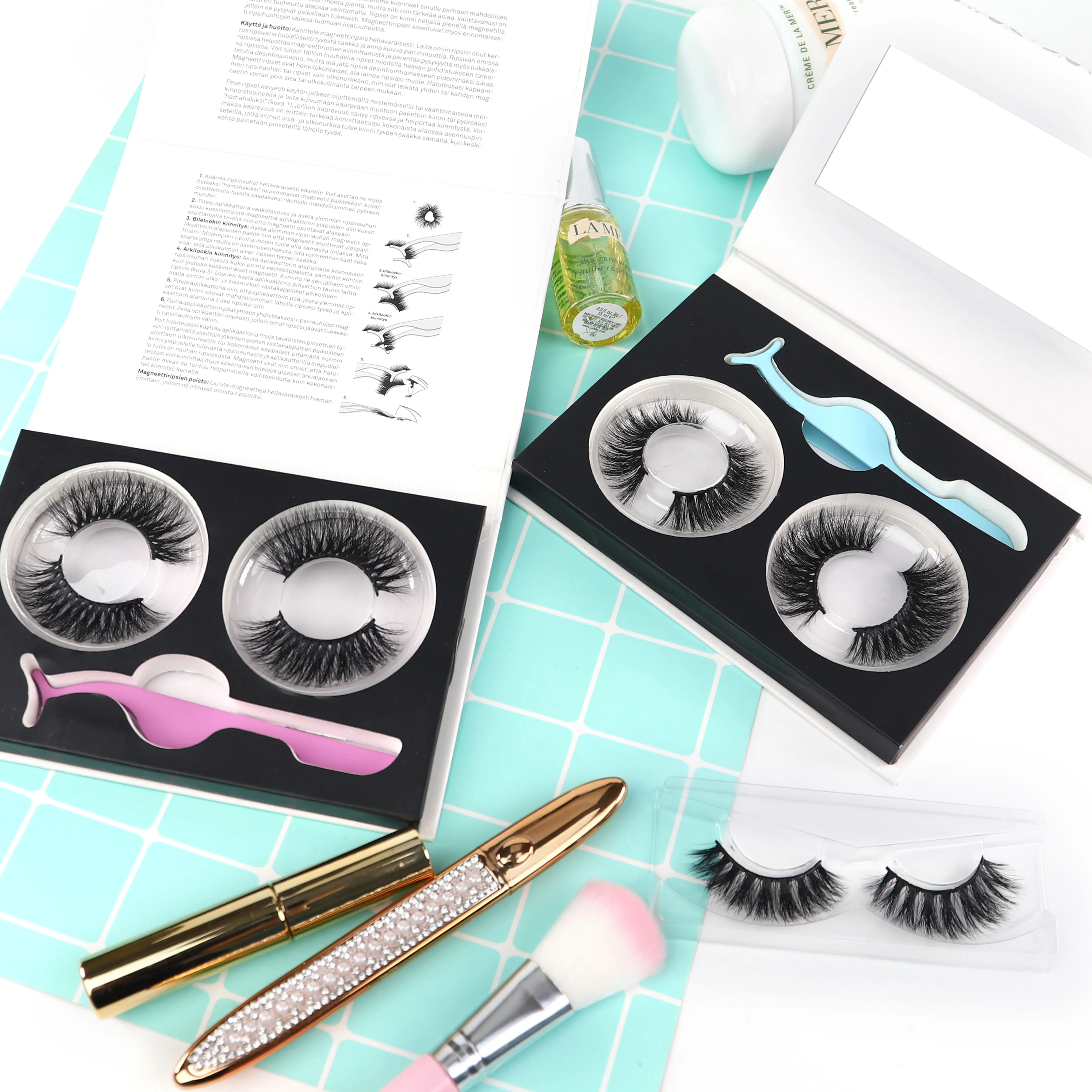 

6D series real hot selling new mink eye lashes, Natural black