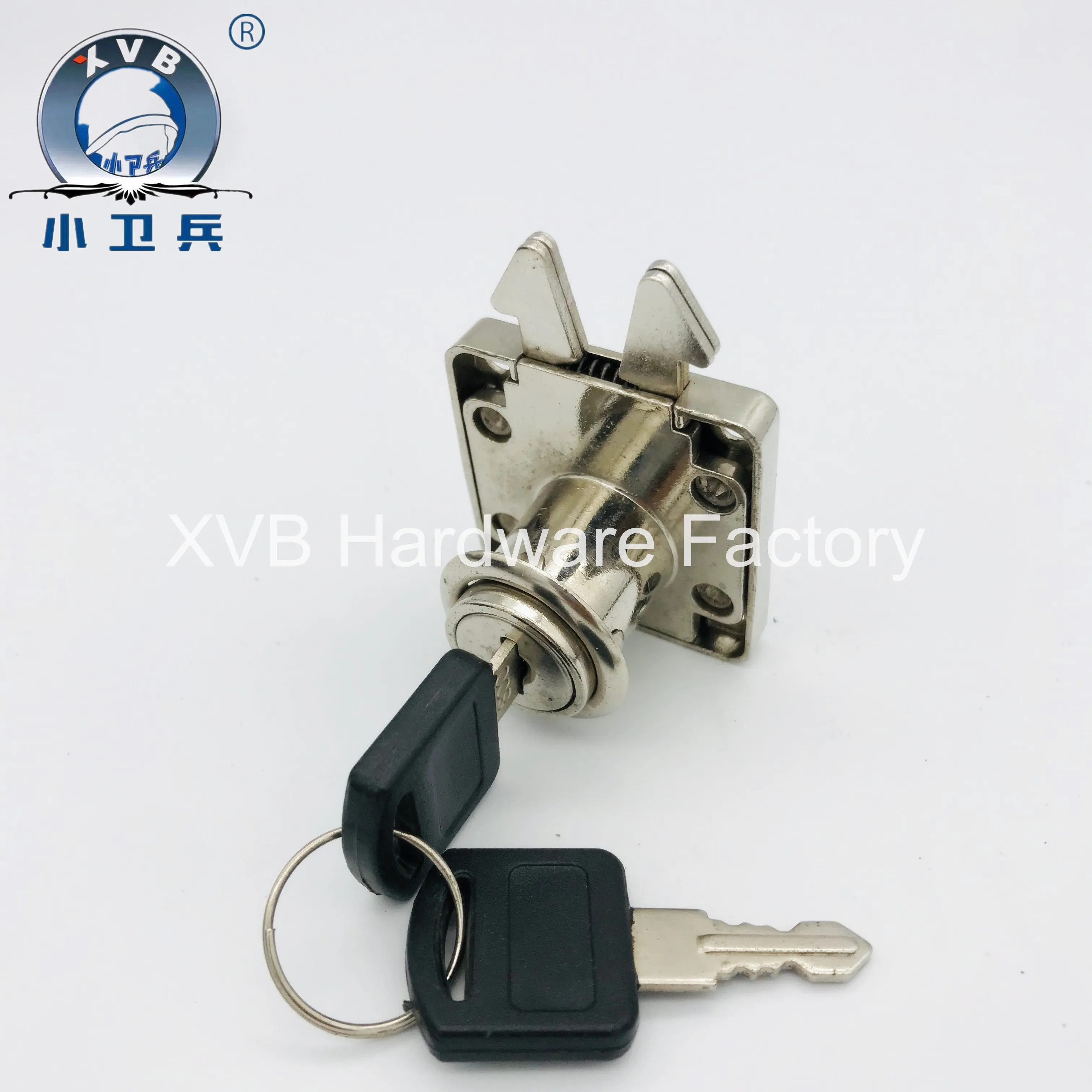 China XVB manufacturing crab clamp 202 furniture  drawer lock for automatic drawer magnetic drawer lock