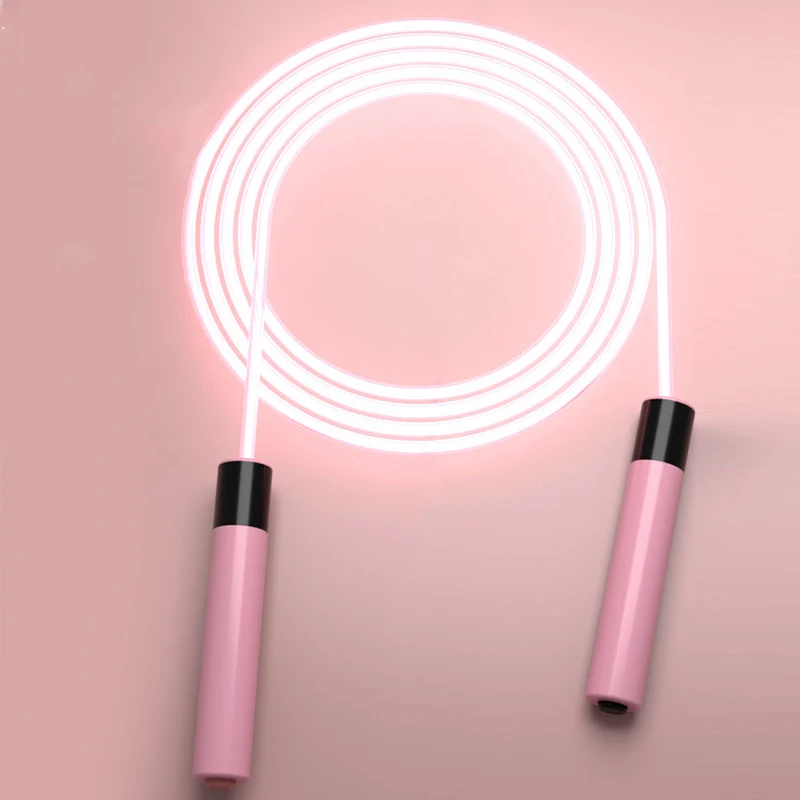 

2021 New Design Light Up LED Jump Rope Colorful Glow Skipping Rope, Customized color