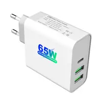 

65W TYPE-C USB-C Power Adapter,1Port PD60W QC3.0 Charger For USB-C Laptops MacBook Pro/Air iPad Pro,2port USB for Samsung iPhone