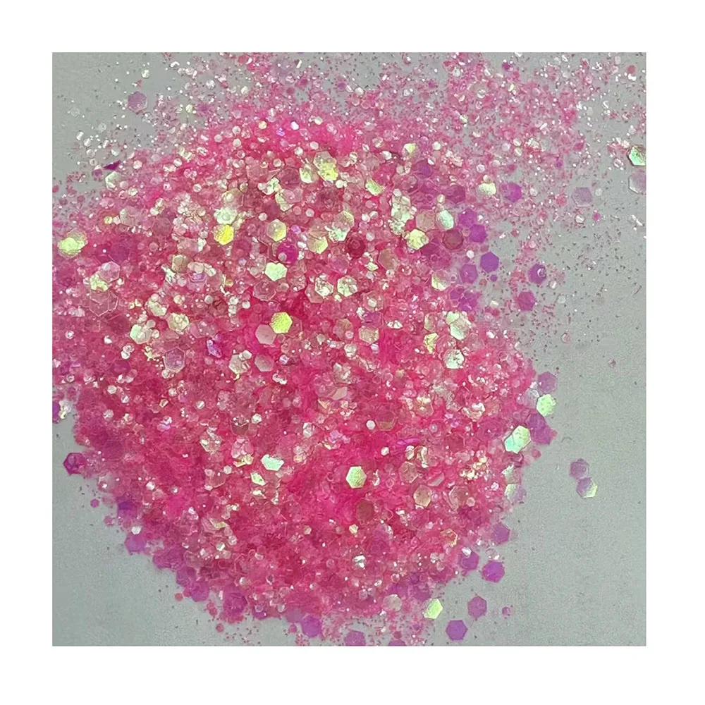 

Chunky Laser Nail Art Glitter Flakes Multi-Color Resin Craft Slime Making Cosmetic Supplies Holographic Sequins