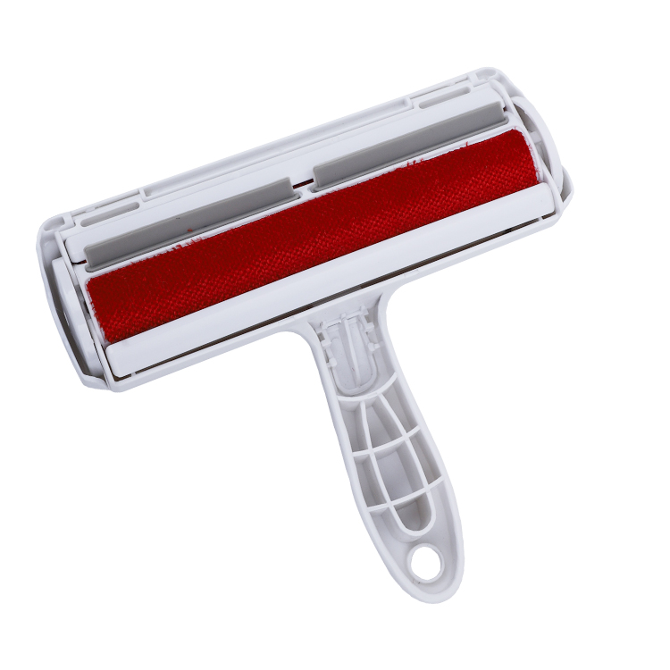 

2 way reusable sofa carpet fur lint leaning grooming tool brush dog cat pet hair remover roller for furniture
