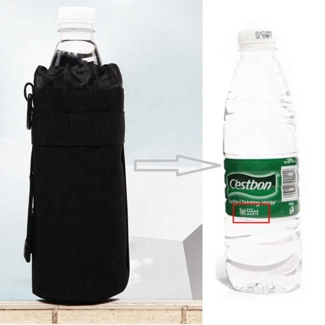 

Nylon Water Bottle Holder Bag Pouch for Outdoor Tactical Molle Backpack Cycling