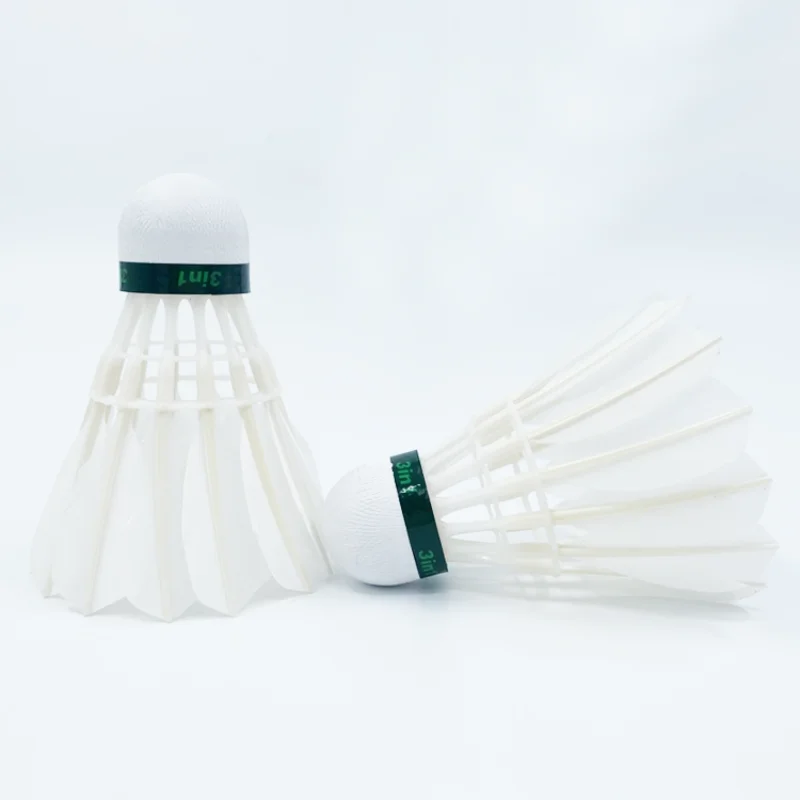 Cock Badminton High Stability  China Goose Feather China Wholesale Badminton Shuttlecock for Sports Training