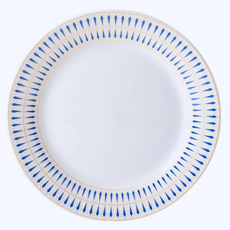 

Simple White Ceramic Creative Plate Dinnerware Ceramic Restaurant