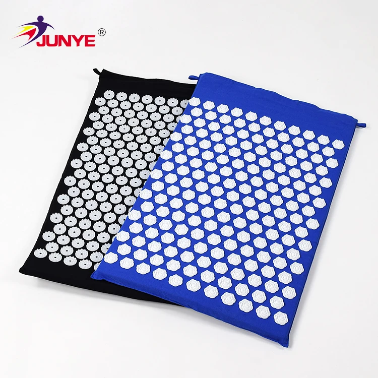 

Customized Organic Acupressure Yoga Mat Custom Back Body Massage Yoga Mat and Pillow Set Cotton Poly Bag OEM Service 15 JY 700g