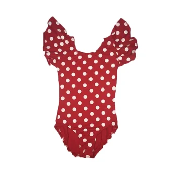 girls red bodysuit