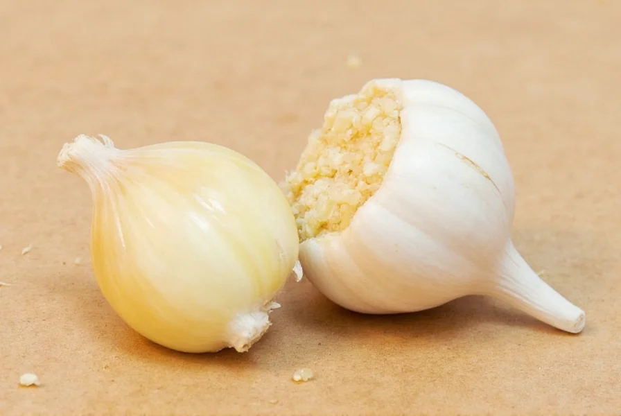 Various garlic preparation methods showing minced, pressed, and powdered options