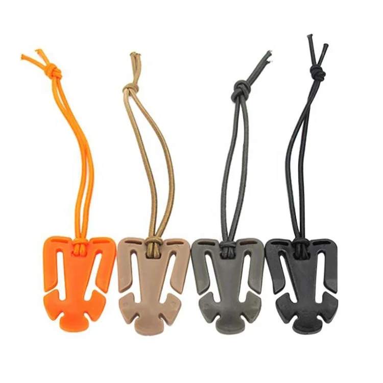 

Molle backpack carabiner EDC tool webbing buckle elastic cord hang buckle clip