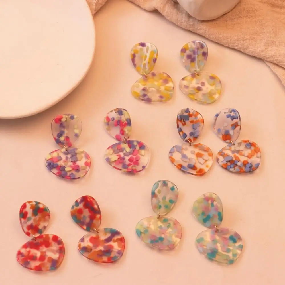 

New Designs Women Jewelry Wholesale Acrylic designer Earrings for cute girls Fashion party, Colorful