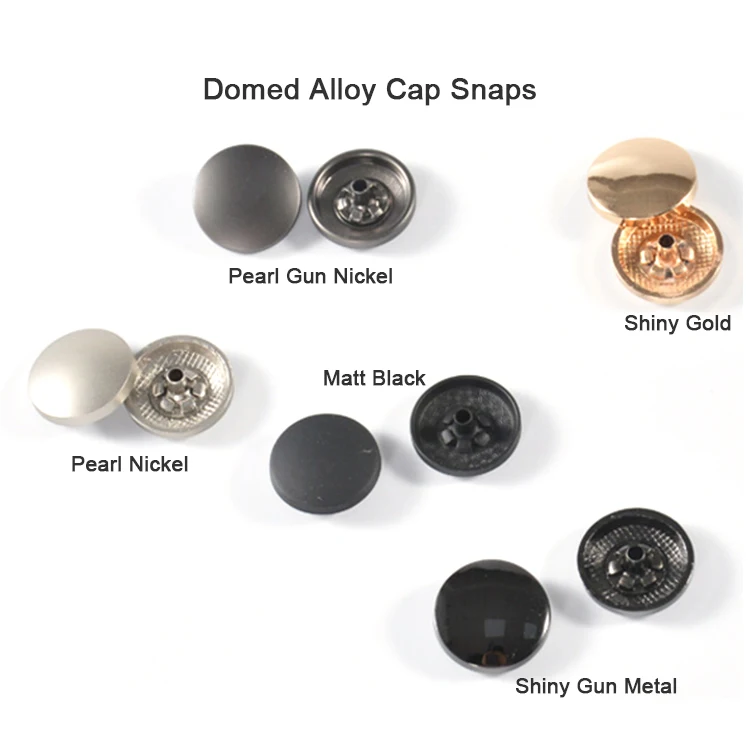 Domed Alloy snap-7