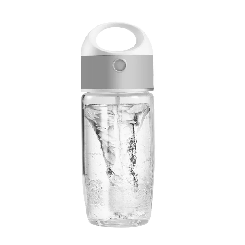 

2021 New design 450ML Tritan water bottle Protein powder Shaker Bottle self stirring water bottle, Transparent