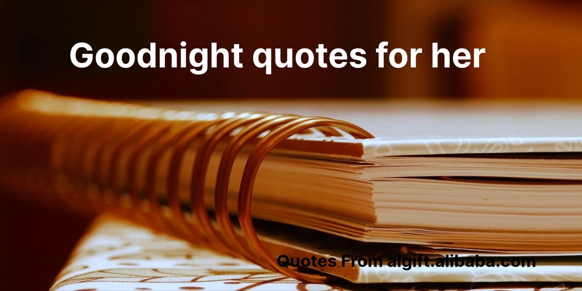 goodnight quotes for her