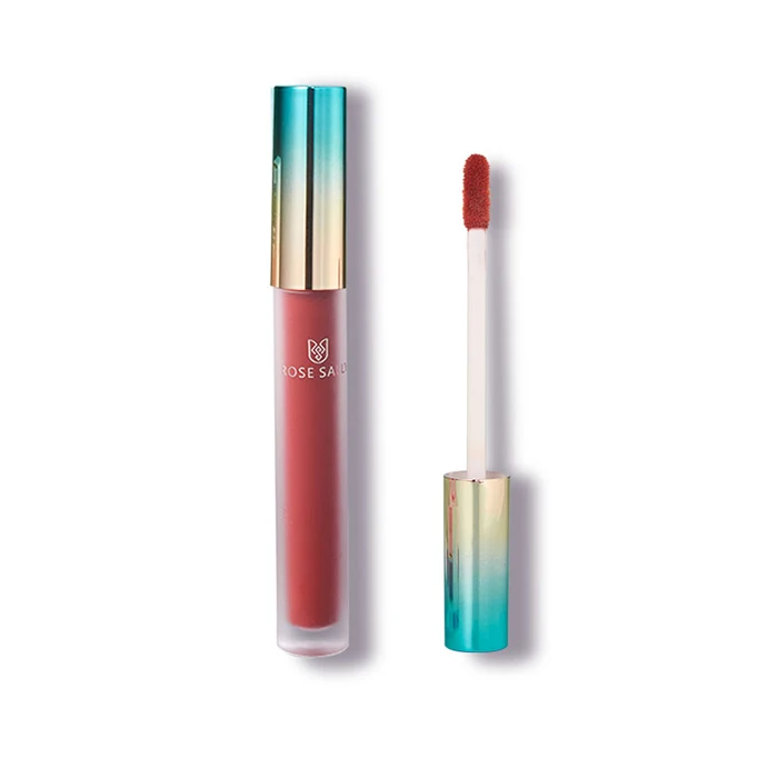 

Rose Sally Low MOQ High Quality Waterproof Red Creamy Matte Liquid Lipstick