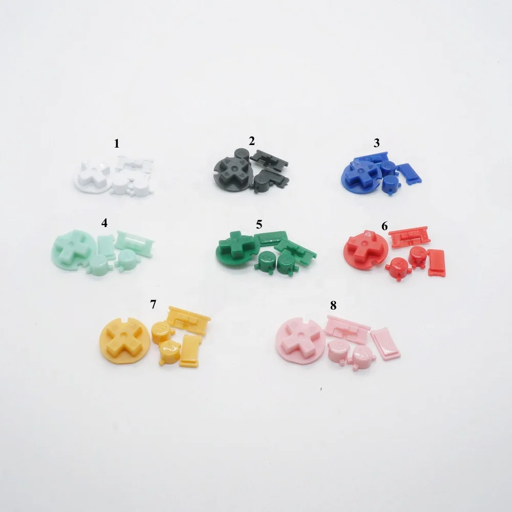 

(L) Buttons for GBC Console Plastic Button for GBC Color Buttons for Gameboy Color