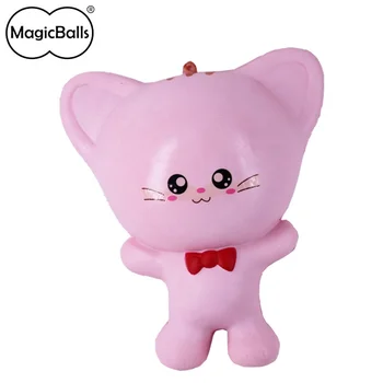 pink cat squishy