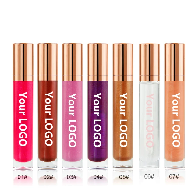 

Private label 7colors vegan shiny lip gloss makeup lipgloss