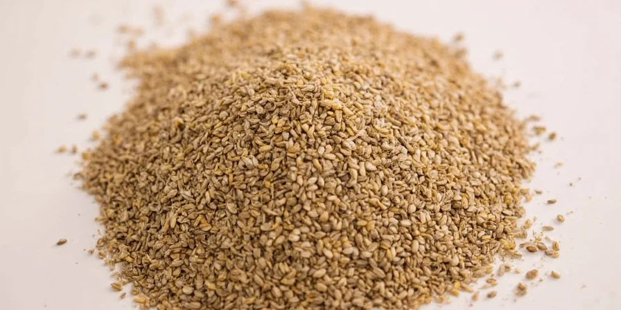 Herbal tea with ground caraway seeds