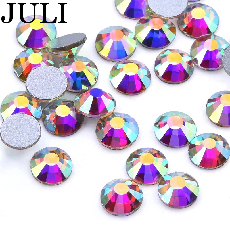 

Wholesale Full Size Crystal Ab Strass Flatback Nail Crystal Stone Glass Rhinestone For Diy Crafts, More than 50 colors can be selected