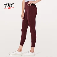 

TRY 8804 Womens High Waist sport tights Athletic colorful Leggings Squat Proof Workout light grey Yoga Pants