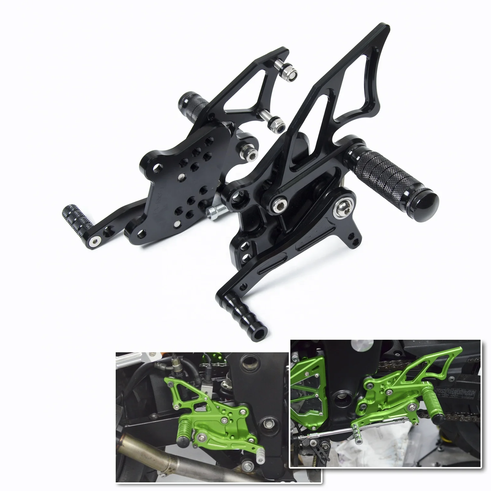 Adjustable Rear Sets For Kawasaki Ninja 300/abs Ex300 2013 2014 2015