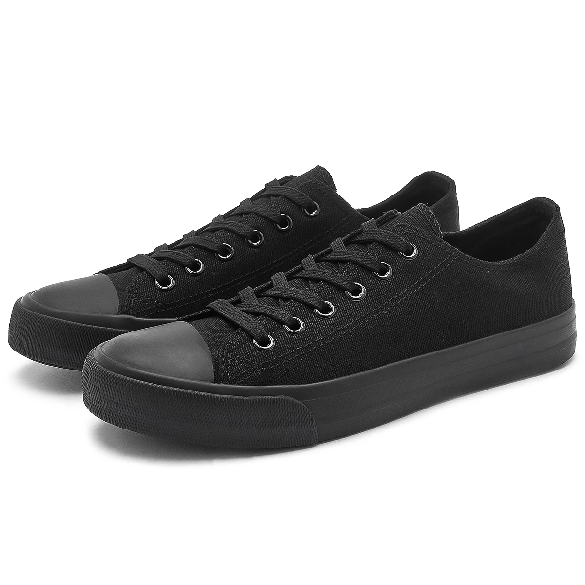 

Hot selling low top black shoes ladies casual sneaker with factory price