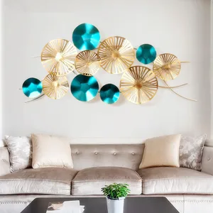 Image of Metal 3D Hallway and Living Room Background Wall Decoration