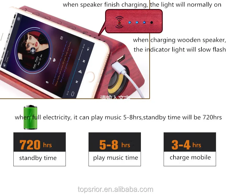 2019 new design power bank version wooden bluetooths speaker with alarm clock, wireless charger and LED TEMP display function - ANKUX.COM