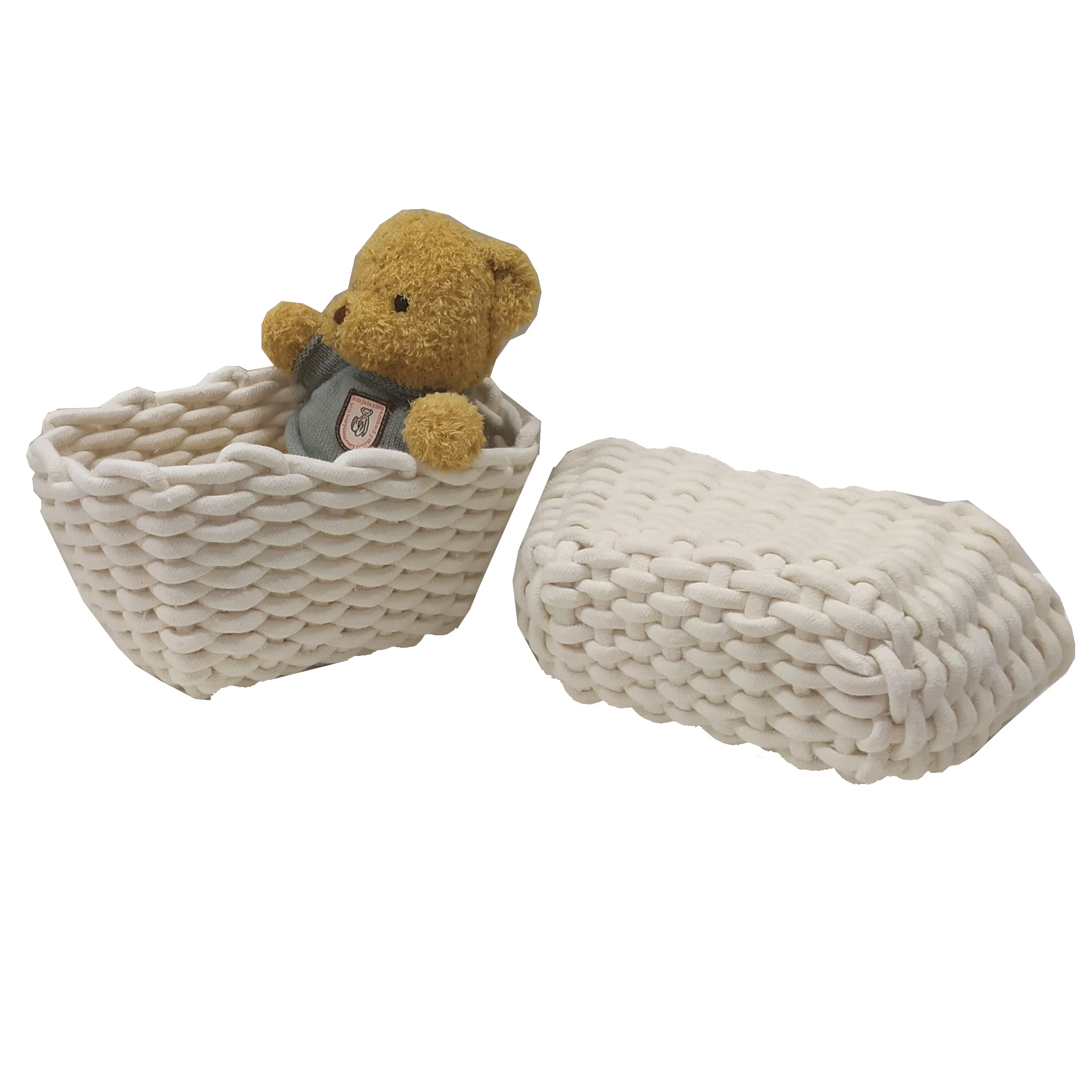 

Baby Supplies Cotton Rope Storage basket Cotton organizers for toys