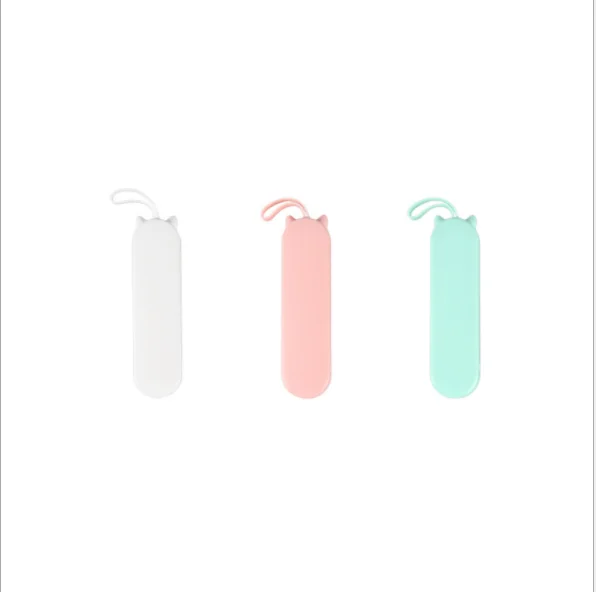 

Hot Sale Two Sided Comfortable and Durable Stainless-Steel Soft Rubber Handles Pet Comb, White, pink, green