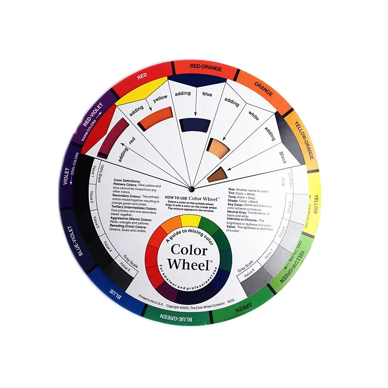 

Tattoo Body Art Inks Large Artist Color Wheel Swatches for permanent makeup