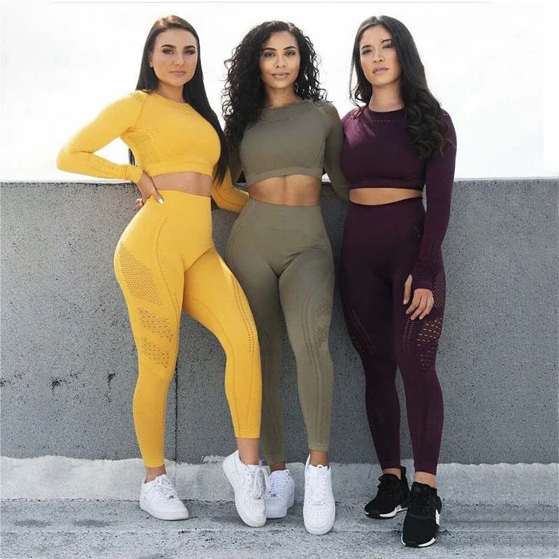 

High Quality Fitness Seamless Yoga Women Set