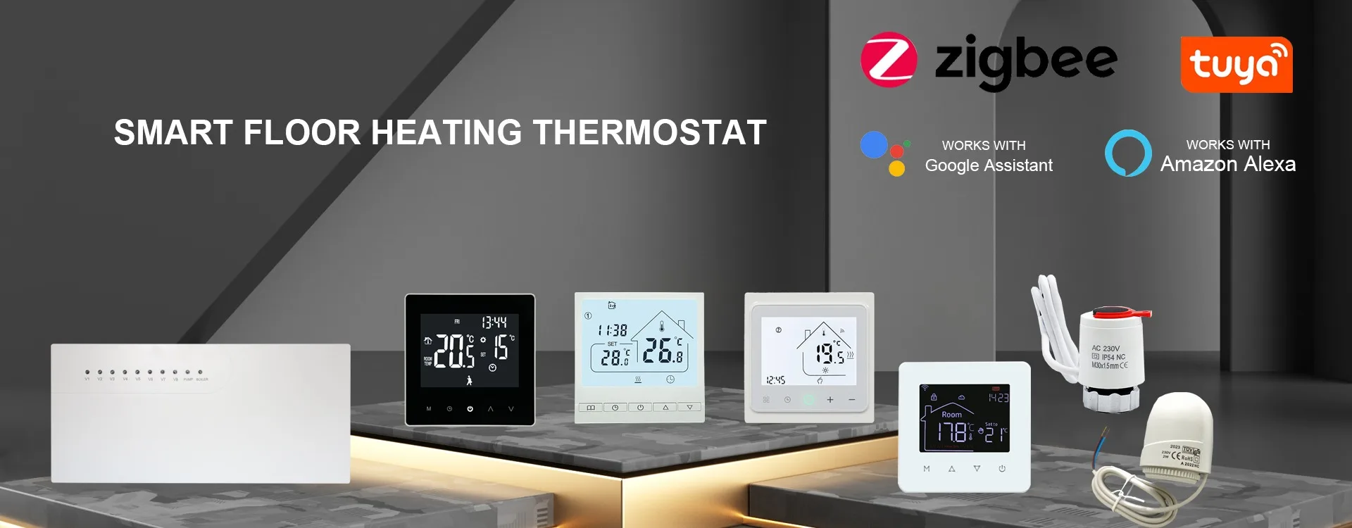 Floor heating thermostat