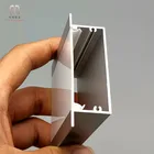 linear aluminum extrusion profile for led driver stripes lighting bar lenses lamp drywall