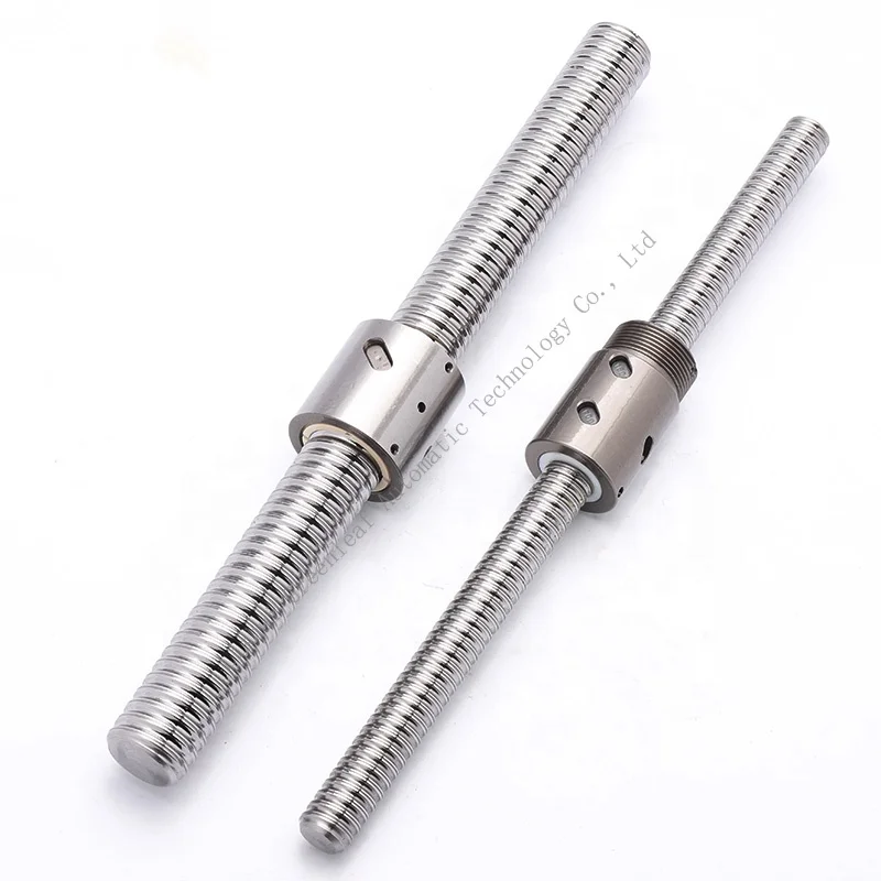 
High precision C7 rolled ballscrew BSH1605 series length 1000mm for CNC replace TBI 