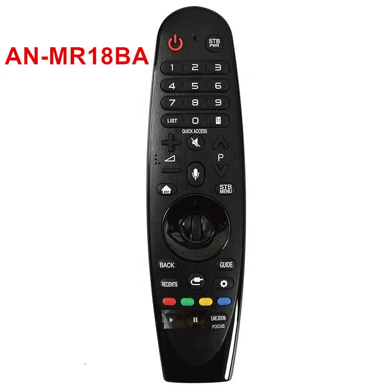 

AN-MR18BA New Original Magic Remote Control for LG AKB75375501 Smart TV SK8000 8070 with scroll and rotate buttons function, Black