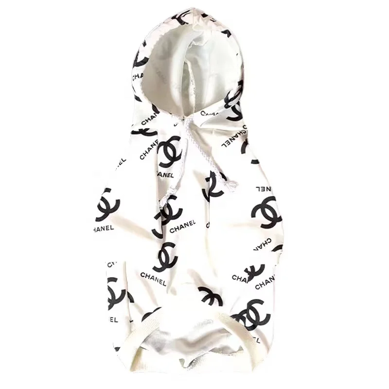 

Fashion brand Sporty letter printed Designer Dog Fleece Hoodie Jumpers for Dogs
