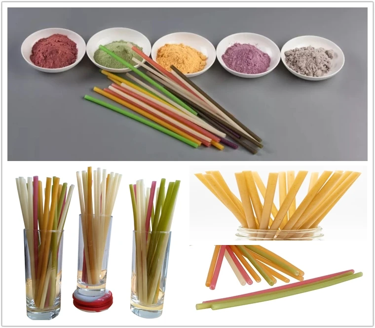 Healthy And Pollution-free Disposable Biodegradable Edible Pasta Drinking Straw Maker Making Machine