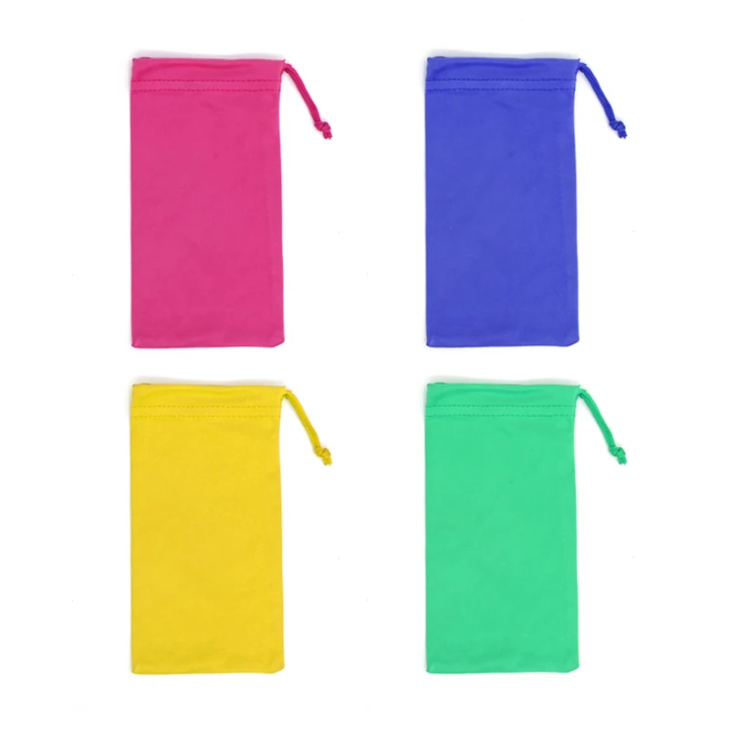 

Custom logo print microfiber glasses pouch, microfiber sunglasses bag