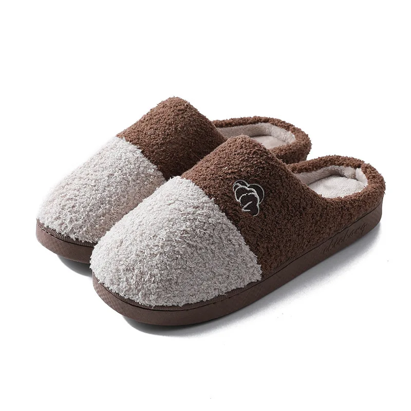 

Winter Foot Warmer Slipper Indoor Warm Indoor Slipper Cotton Slipper Indoor, Brown,green,pink,black,red