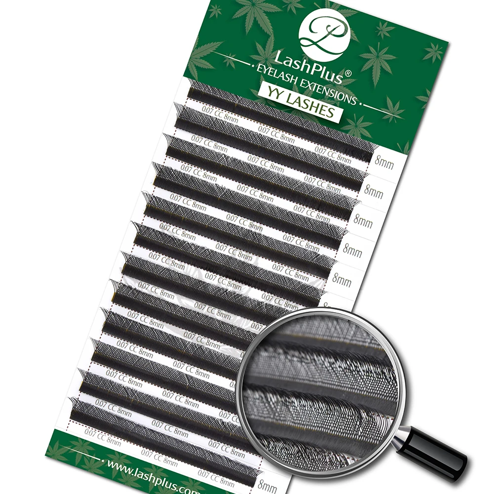 

Lashplus factory supply private label yy lashes extension lashes yy mink eyelash extension vendor, Black