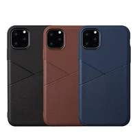 

Business Style PU Skin Litchi Pattern Durable TPU Phone Case For iPhone 11 pro max 2019 XR XS MAX X/XS Back Cover