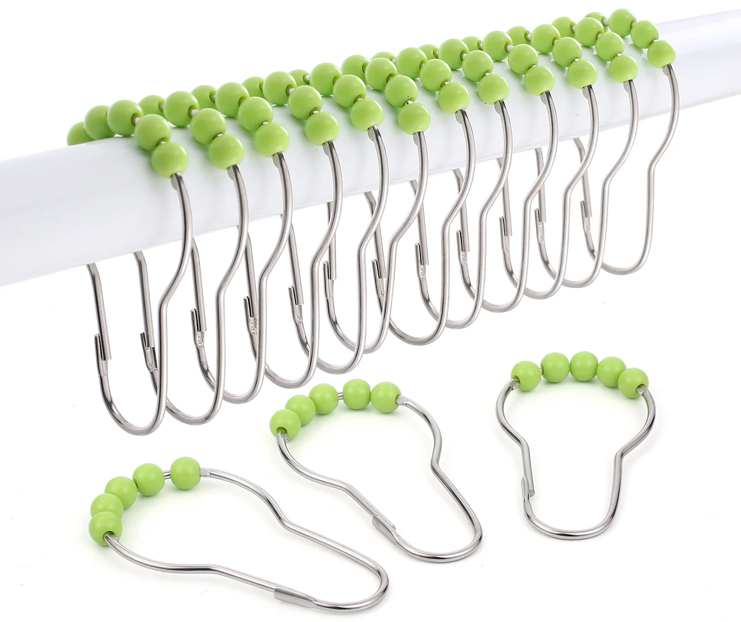 

Green Ball Shower Curtain Hook, Accept all colors
