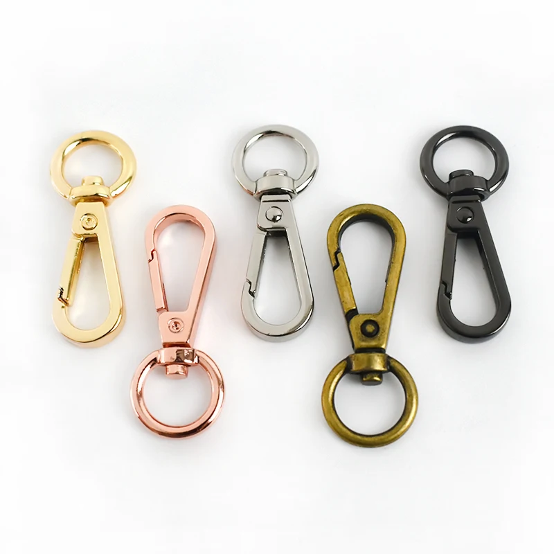 

Meetee AP502 Fashion Alloy Snap Buckles Bag Spring Hook Luggage Hardware Accessories for Bag Chain Keyring Clasp Buckle