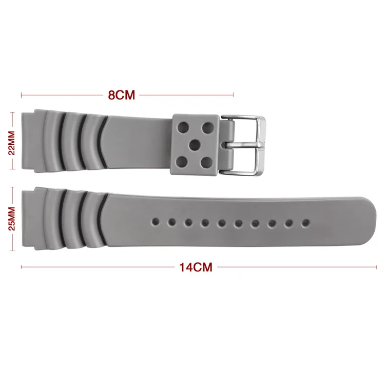 

China factory directly Rubber Watch Strap Silicone Watch Band For Casio Watch Bands