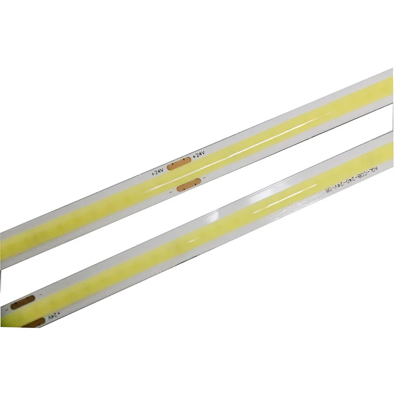 Cheap No LED Dot High Power 24V Flexible COB Led Strip Light for floor