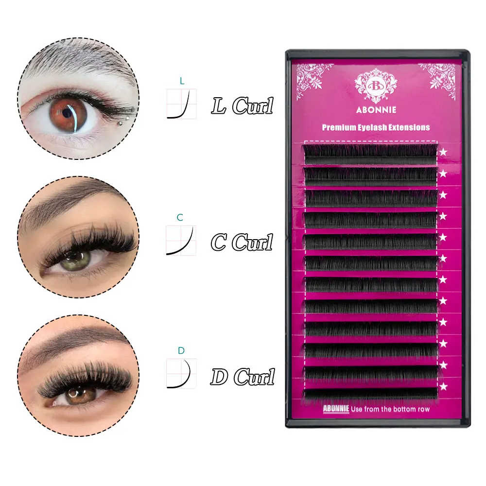 

abonnie lash extensions mink cc curl lashtraylashextensions black matte lashtray