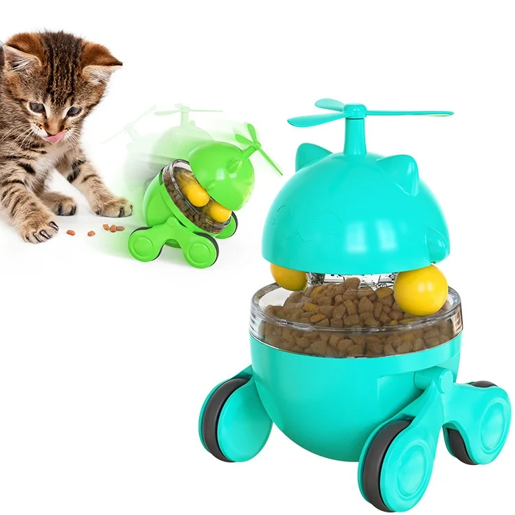 

Pet supplies wholesale tumbler turntable leaking food cat puzzle cat stick tumbler balance car interactive cat toys