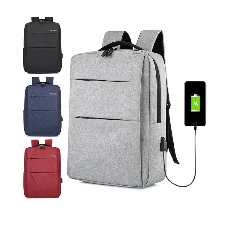 

Fashion Business Travel Laptop Backpacks With USB Charging, Customized color