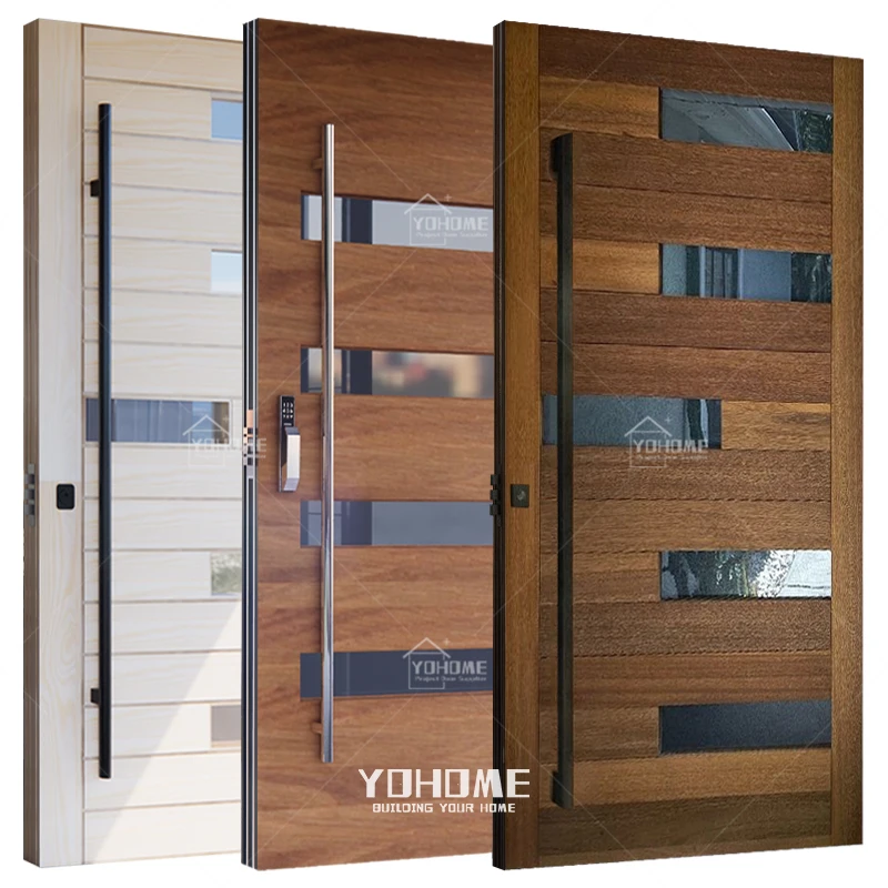 

American high end front door modern pivot outside doors exterior wood front entry doors